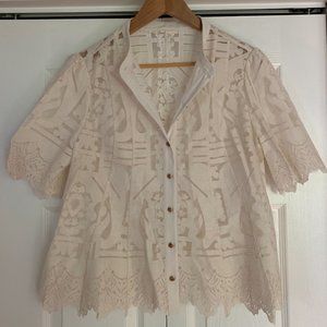 Anthropologie Lace Top